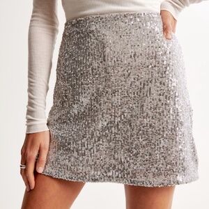 Abercrombie & Fitch Sequin Mini Skort - Small